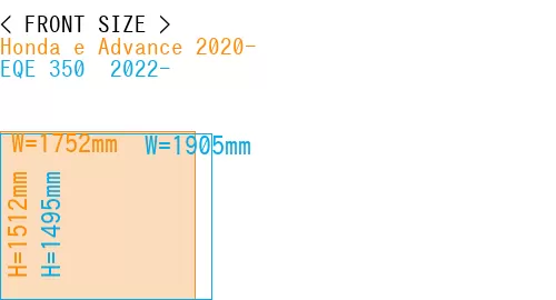 #Honda e Advance 2020- + EQE 350+ 2022-